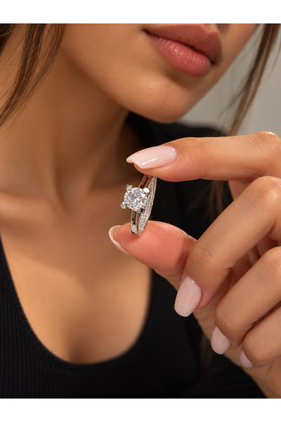 Sense of Atelier Princess One Solitaire Ring-Silver - 17