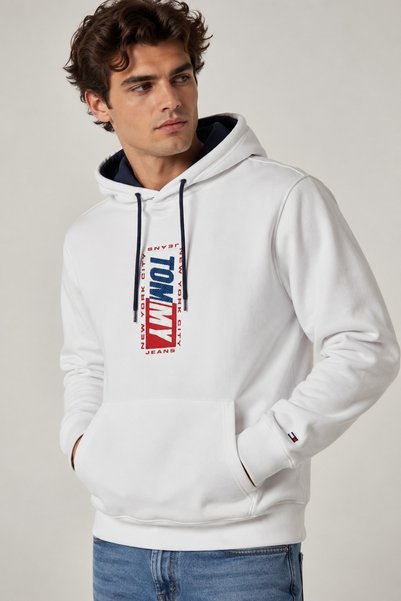 Tommy Hilfiger Tjw Hooded Cotton Regular Sweatshirt