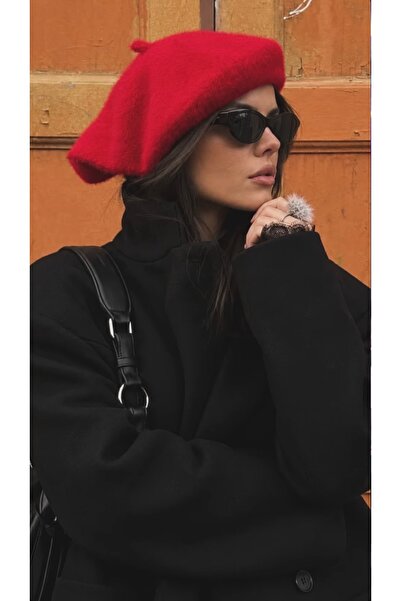 gozdeasutayaccessory Red Painter Beret