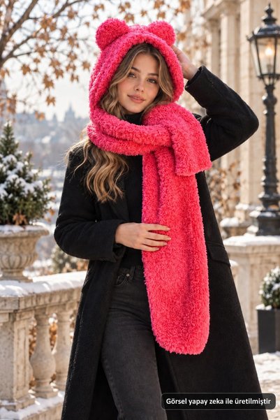Özgüner Oyuncak Pabtex Kapşonlu Welsoft Peluş Bere - Atkılı - Polar Boyunluk ...