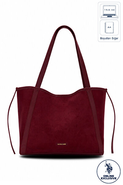 U.S. Polo Assn. Burgundy Women's Shoulder Bag Us26800 Online Exclusive