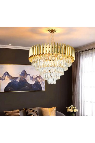 Jiju Candelabru Cristal Golden Panther 500mm