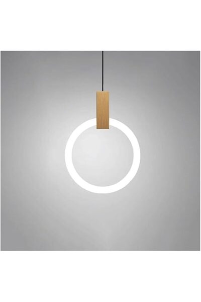 LightPlanet Plafonieră LED modernă cu 1 inel, 3 culori de lumină, 30 cm, mat