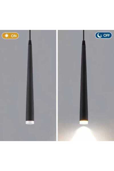 LightPlanet Lustră suspendată LED neagră, 40 cm, 5 W, 3 culori de lumină, IP20