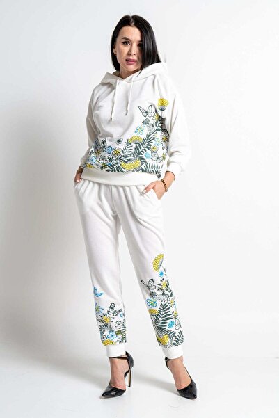 Nichii Floral Printed Long Sweatpants