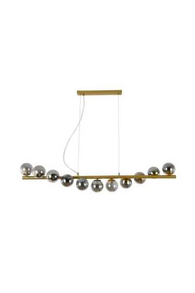 LightPlanet Plafonieră LED modernă, 75 × 30 cm, auriu