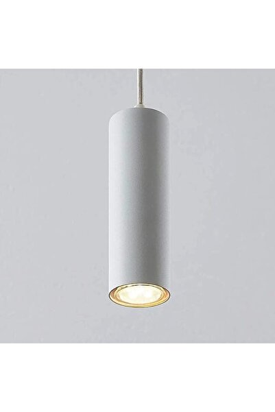 Jiju Lustra LED Pe cablu Tubular 7w Lumina Neutra D 78 x H 120 cm