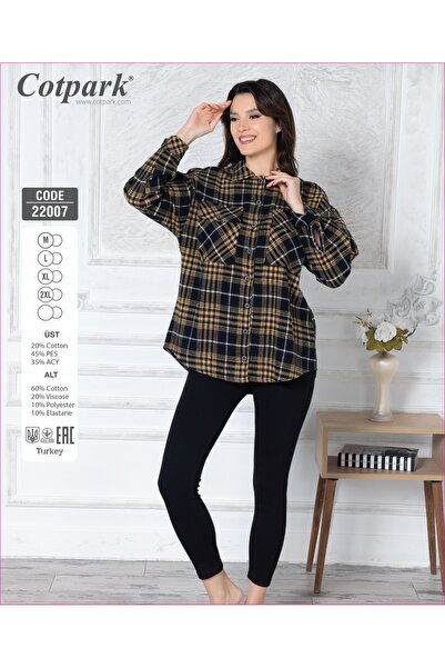 Cotpark Set de cămăși din bumbac pentru femei Lumberjack tights 22007