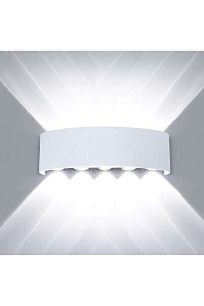 LightPlanet Aplică LED de exterior 12W, IP65, 27 cm, alb