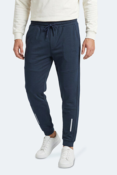 Slazenger KOX I Ανδρικό φούτερ με τσέπες σε στενή γραμμή, σκούρο μπλε