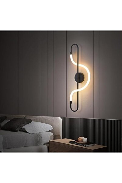 LightPlanet Aplică LED modernă 28 cm, cu 3 culori de lumină, negru