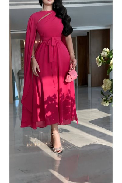 Livia Sleeveless wide-cut midi dress