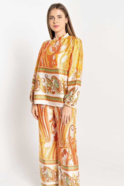 Nichii Multi-Color Patterned Long Pants
