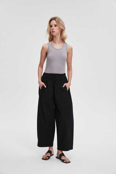 Livia Wide-Leg Drawstring Pants