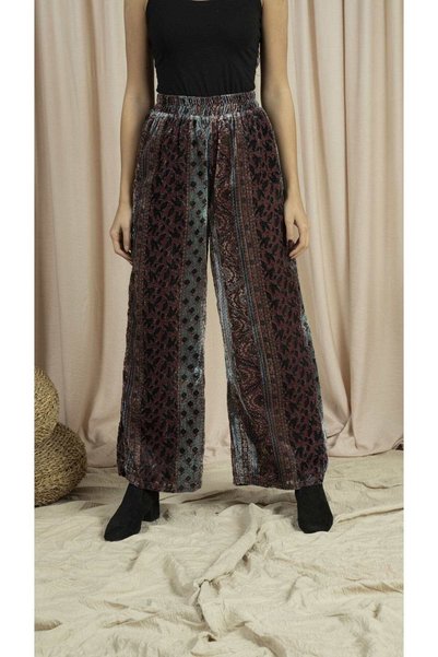 Nichii Floral Wide-Leg Pants