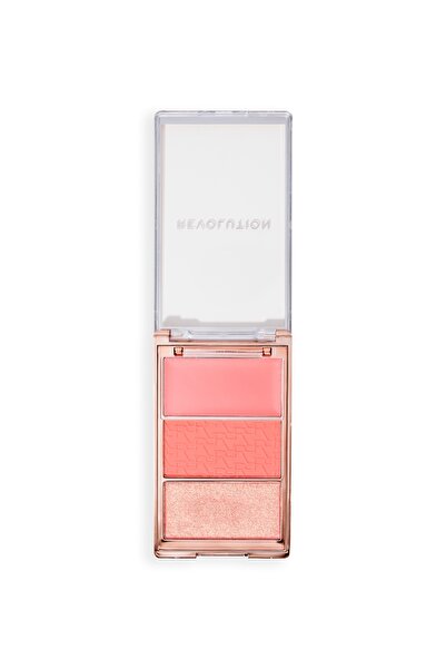 Revolution Paletă de blush Makeup Icon, Nuanță Piersică Autentică, 11.5 g