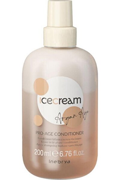 Inebrya Înghețată Argan Pro-Age İki Fazlı Durulanmayan Saç Spreyi 200 ml – Ne...