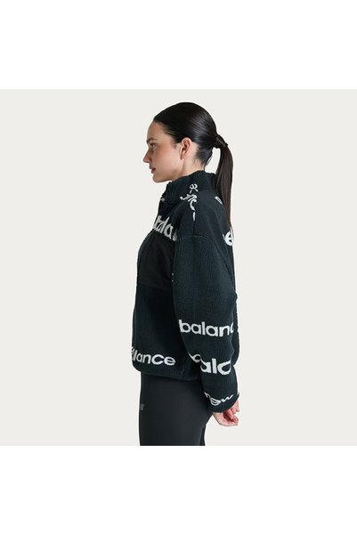 New Balance WNC3623 Siyah Kadın Sweatshirt