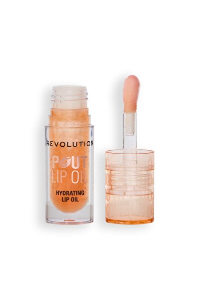Revolution Makeup Pout Ulei de buze vegan, cu sclipiri de miere, 4 ml