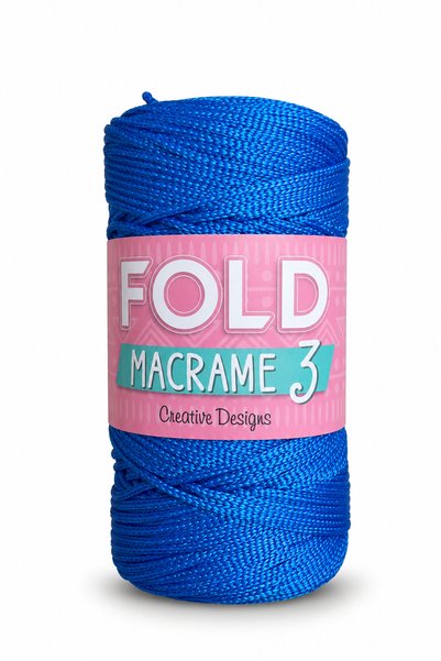FOLD خيط مكراميه رقم: 3 - خيط مكراميه بوليستر 240 - 1 مم - 100 جرام - 115 متر...