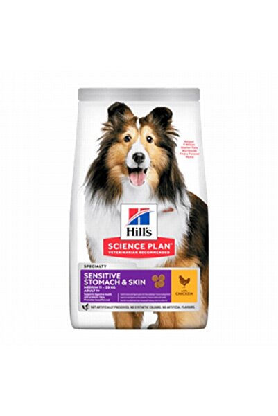 Hill's Hill’s SCIENCE PLAN Adult Medium Sensitive Stomach & Skin Chicken Hass...