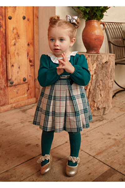 MAYORAL Kız Bebek Yeşil Elbise 02910 031