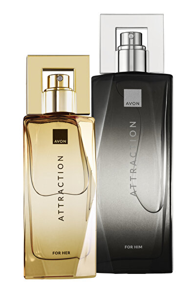 AVON Attraction Kadın ve Erkek Parfüm İkili Set