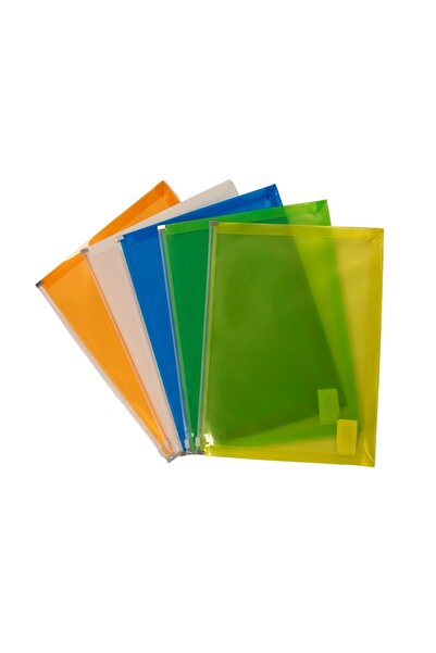 OEM Dosar A4 din plastic cu buzunar lateral și închidere cu fermoar, diverse ...