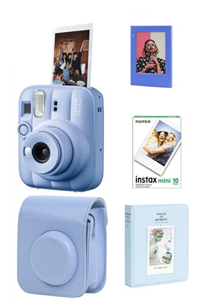Fujifilm Instax Mini 13 Fotoğraf Makinesi- Çanta 10'lu Film 64'lü Albüm Mıkna...
