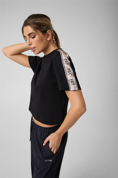 Guess Γυναικείο T-shirt Britney με αθλητική εφαρμογή και εύκαμπτη εφαρμογή