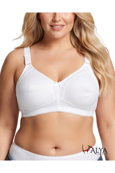 ALYA UNDERWEAR Recovery C Cup Plus Size Bra Cup Seamless Unlined and Underwir...