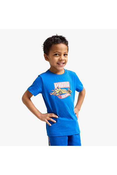 Puma X Hot Wheels Çocuk Lacivert T-Shirt