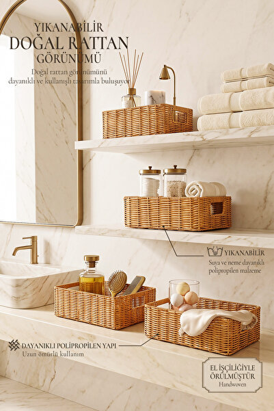 Ocean Home Textile منظم ألعاب لغرفة الأطفال مكون من 4 قطع قابل للغسل من مادة ...