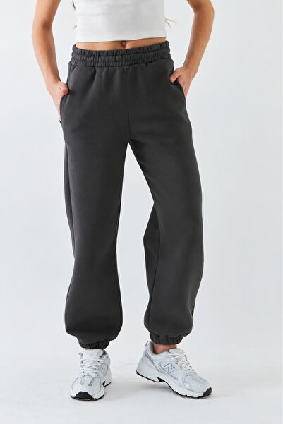 The Champ Clothing Oversize Unisex Sweatpants Smoked – 3 Thread Ribbed, Elast...