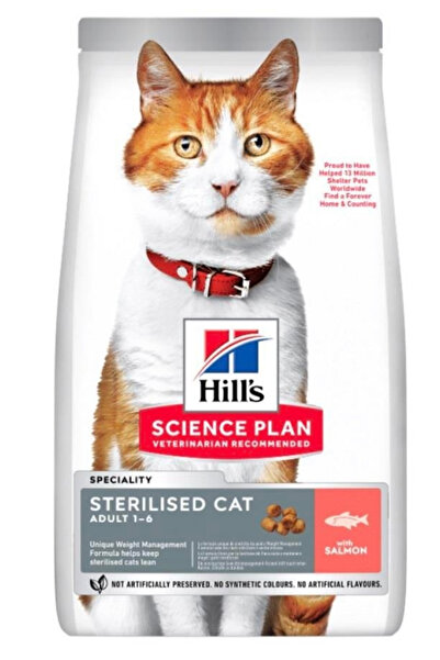 Hill's Scıence Plan Somonlu Kısırlaştırılmış Yetişkin Kedi Maması 3 Kg