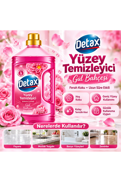 Yüzey Temizleyici Gül Bahçesi 2450 ml