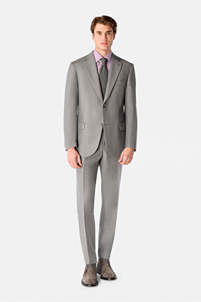 W Collection GRİ DÜĞMELİ TAKIM ELBİSE