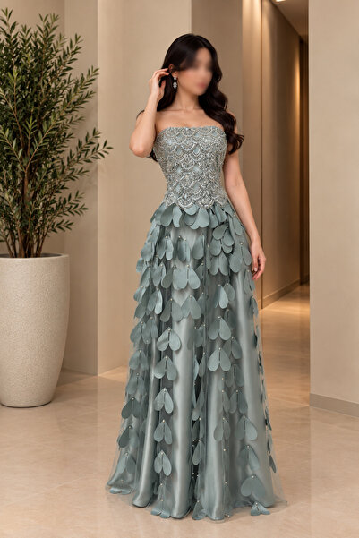 GORI FASHION High-End Sequin Evening Dress Laser Tulle
