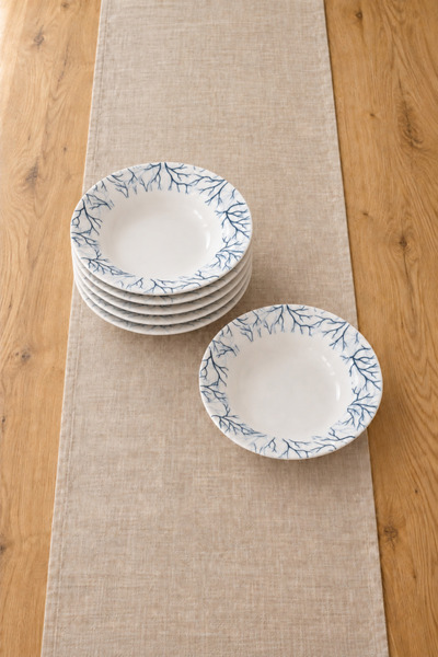Artiser Tree Patterned Porcelain Soup Bowl