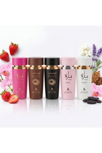 Ayelet Set de 5 parfumuri orientale 100ML (3xFemei + 2xBărbați) - Sara Candy ...