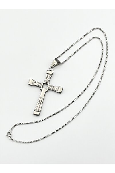 Handmade Colier Premium Cruce - Legacy - cu Incrustatii de Zirconiu