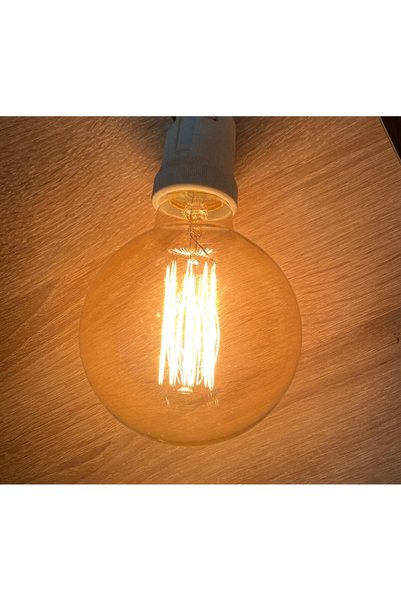 Genel Markalar Edison ST64 Flamanlı Rustik Ampul 40W E27 Duy 2200K Akkor Deko...