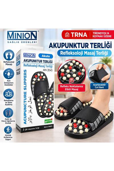 Minion Foot Massage Acupuncture Slippers 40-43 Men