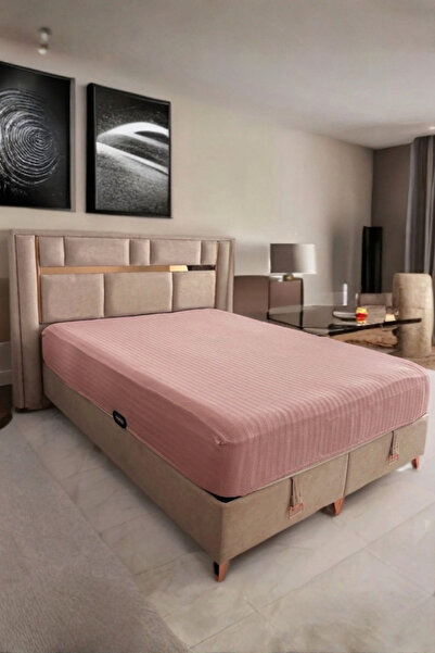 Demya Home MESLİNA HOME %100 Pamuk Tek / Çift Kişilik Lastikli Çarşaf (1. Sın...