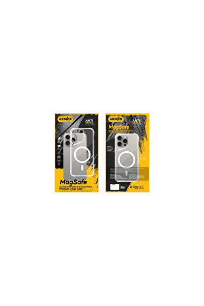 Armor كفر MagSafe الشفاف - 16PRO