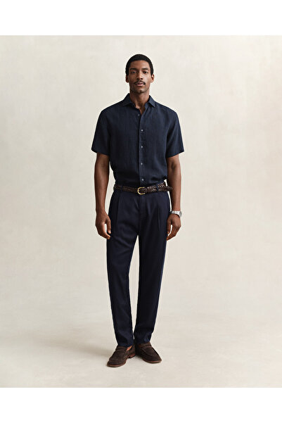 Gant Erkek Lacivert Regular Fit Pantolon