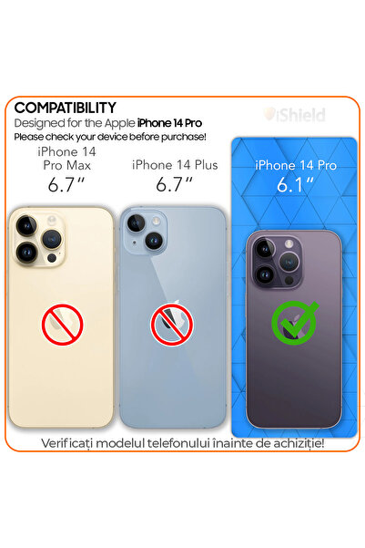 Hoco Carcasă pentru iPhone 14 Pro, rezistentă la șocuri cu MagSafe, transparentă