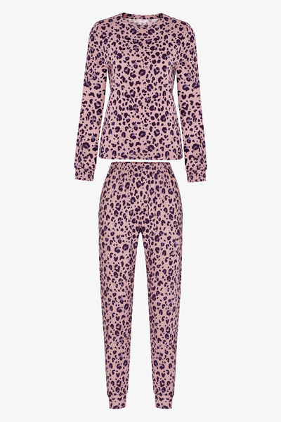 Penti Lila Midnight Mood Pantolon Uzun Kollu Pijama Takımı