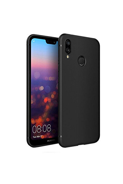 TEAM MOBILE ONLINE Carcasă cu efect mat pentru Huawei P20 - silicon negru