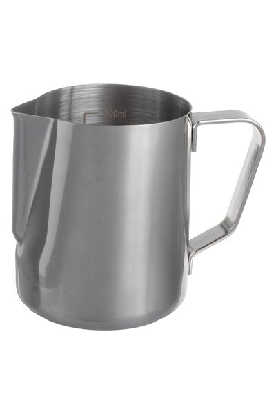 OEM Cana Latiera din Inox cu Maner & Gradatie pentru Spumare Lapte 350ml